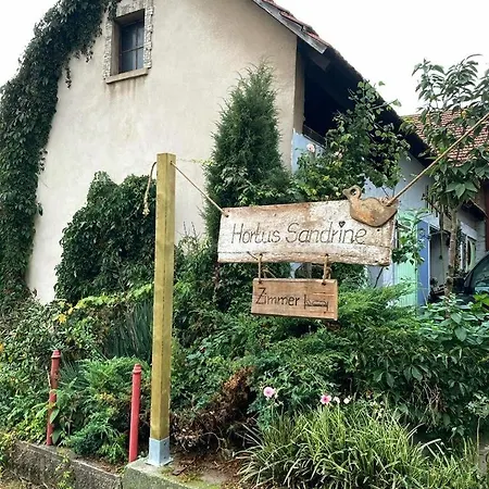 Bauernhof Gästezimmer Hortus Sandrine Gemeinschaftsbad Hausbreitenbach Exterior foto